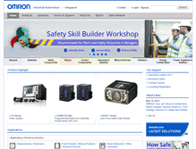 Tablet Screenshot of omron-ap.com